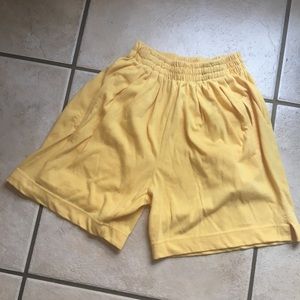 The Limited Yellow Cotton Shorts, Size Small, W/Pockets, Very Comfy! Also Purple